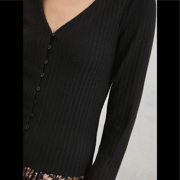 Anthropologie Meryl Button Front Top - Picture 2 of 5